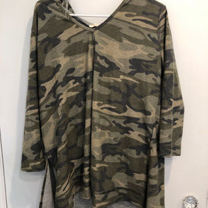 Quater sleeve army long sleeve